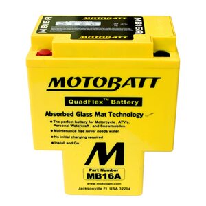 MotoBatt akku, MB16A