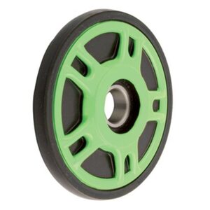 Sno-X Idler wheel A-C 143mm Green, Bearing 6205