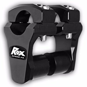Rox Speed Pivoting Riser 2" korotus x 28,6mm tappi x 28,6mm Ohjaustanko, Musta