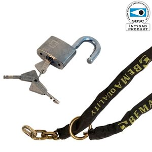 Bema Titan ketju&lukko Ketjun pit. 2.50m RF-360 lukolla