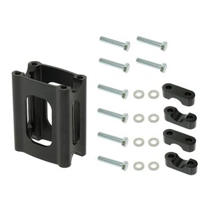 Sno-X Narrow style handlebar riser 4" incl steering clamp