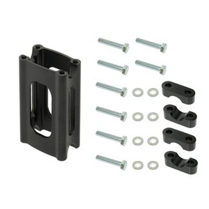 Sno-X Narrow style handlebar riser 6" incl steering clamp