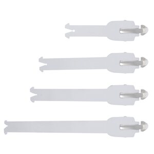 Alpinestars Buckle Strap set T7 Nya (Tech 7/Tech 5/Tech 8) valkoinen