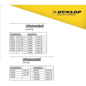 Dunlop Tube 150/90-15 , 170/80-15 PV78N