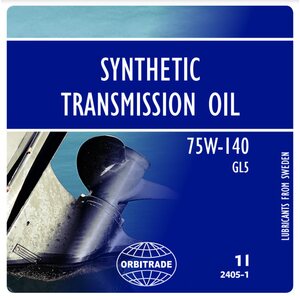 Orbitrade Gearcase oil synthetic 75w140, 1L