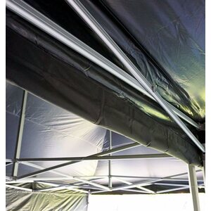 Duell Raingutter 3m between two 3x3m tents