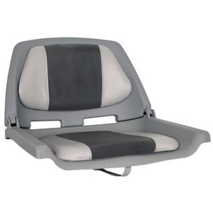 OceanSouth FISHERMANS SEAT FOLDING PADDED GREY/CHARCOAL