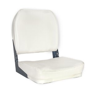 OceanSouth DELUXE FOLD DOWN SEAT UPHOLSTERED WHITE