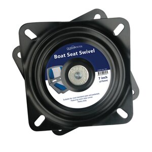 OceanSouth SEAT SWIVEL 7" (175mm) BLACK EDC COATED