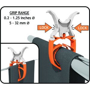Trade Invent FIXCLIP 6-pack valkoinen