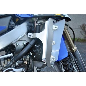 AXP Racing Radiator Braces Blue Spacers Yamaha WR250F 15-19, WR450F 16-18