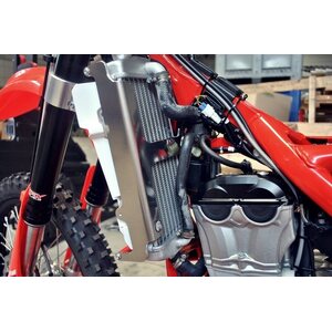 AXP Racing Radiator Braces Red spacers Beta 350RR 15-19