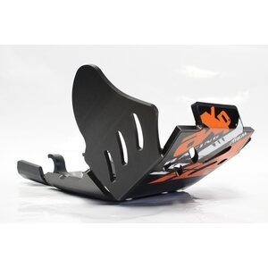 AXP Racing Xtrem HDPE Skid Plate Black KTM EXCF250-EXCF350 17-