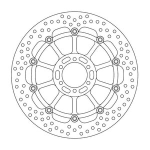 Moto-Master Halo front disc Aprilia: RSV 1000, Benelli, Bimota, Ducati: ST 2-3
