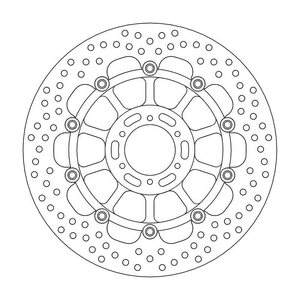 Moto-Master Halo front disc Honda: CBR1100XX Blackbird, X Eleven 1100