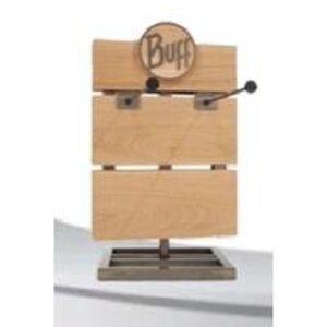 Buff Oak Counter Display
