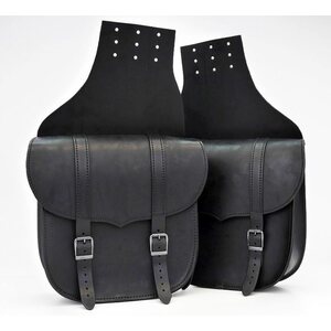 Highway Hawk Saddlebag Set Throw Over Black