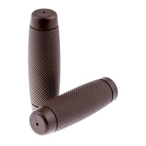 Highway Hawk Handgrips Diamond cut Brown for Ø 25 mm (1")