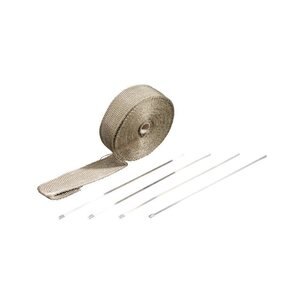 Highway Hawk Pakoputken lämpöeriste Wrap Titanium 10 Mtr