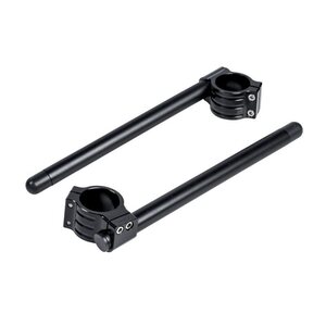 Highway Hawk Ohjaustangon Clip-on Black Aluminum 22mm (7/8") 41mm (1set)