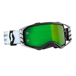 Scott Goggle MX Prospect black/white green chrome works