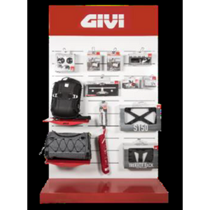 Givi Display 122cm leveä 222cm korkea.