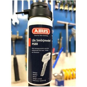 Abus Lukkospray 50 ml Swedish text