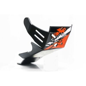 AXP Racing Skid Plate Black/Red Sticker Yamaha YZ450F 14