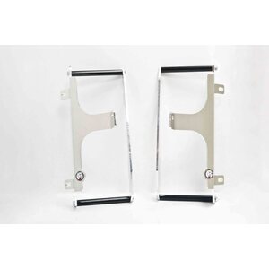 AXP Racing Radiator Braces Black Spacers Yamaha YZ450F-YZ250F 14-17
