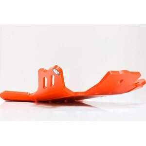 AXP Racing Xtrem HDPE Skid Plate Orange KTM EXC250-EXC300-XCW250-XCW300 11-16