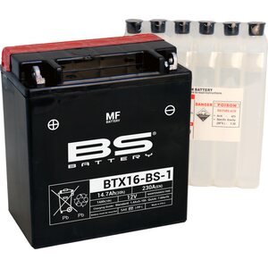 BS Battery BTX16-BS-1 MF (cp) Maintenance Free