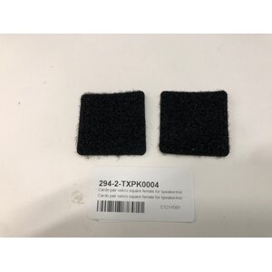 Cardo systems pair velcro square female for speaker/mic