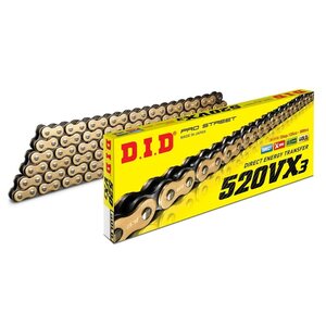 D.I.D 520VX3 G&B Ketjurulla 100ft sis. 20kpl FJ