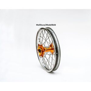 Haan Wheels SX&SXF&EXC MODELS 95-16 17-5,00 SILVER RIM/ORANGE HUB
