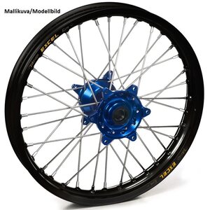 Haan Wheels YZF250/450 14- 16,5-3,50 BLUE HUB/BLACK RIM/BLUE NIPPLES