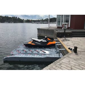 DockMarine Sweden JetPort Plus jettilaituri harmaa
