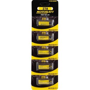 MotoBatt 27A 12V Alkaline battery (5pcs)