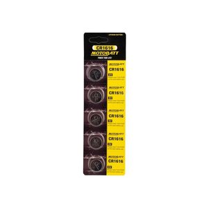 MotoBatt CR1616 3.0V Lithium battery (5pcs)
