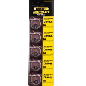 MotoBatt CR1025 3.0V Lithium battery (5pcs)
