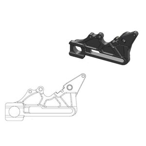 Moto-Master Adapter Husqvarna: Factory rear Ø240mm black, incl. clip for Magur