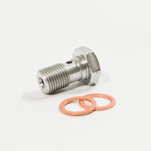 Moto-Master Banjo Bolt ( single banjo+ double washer)
