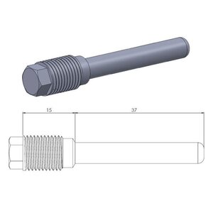 Moto-Master brake pad pin