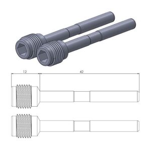 Moto-Master brake pad pin