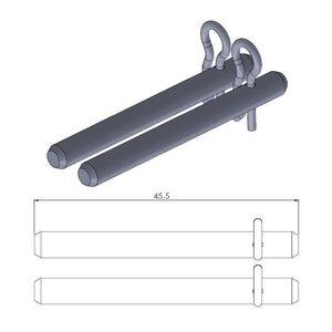 Moto-Master brake pad pin