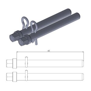Moto-Master brake pad pin