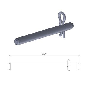 Moto-Master brake pad pin