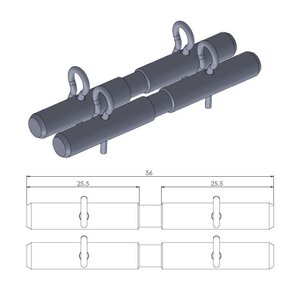 Moto-Master brake pad pin