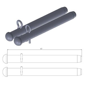 Moto-Master brake pad pin