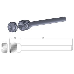 Moto-Master brake pad pin
