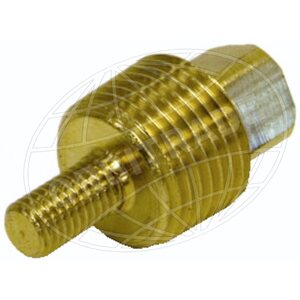 Orbitrade plug for zinc anode